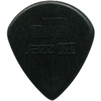 Dunlop Nylon Jazz III Black Stiffo 1.38mm 6 Pack