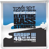Ernie Ball 2806 Edelstahl-Flachdraht-Bass-Satz 45-100