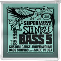 Ernie Ball 2850 Slinky Super Long Scale 5 String Bass Satz 45-130