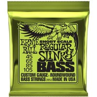 Ernie Ball P02852 Regulärer Slinky-Bass-Satz mit kurzer Mensur 45-105