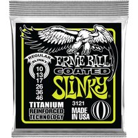 Ernie Ball 3121 Regulärer Slinky-Satz aus beschichtetem Titan 10-46