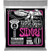 Ernie Ball 3123 Super Slinky beschichtetes Titan-Set 9-42