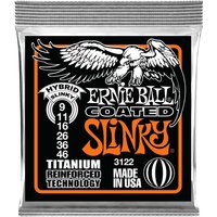 Ernie Ball 3122 Hybrid-Slinky-Satz aus beschichtetem Titan 9-46
