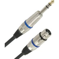 Kabel – XLR (F) - 63 mm Klinke symmetrisch 3m