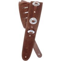 DAddario 25SSC01 Conchos Guitar Strap Brown