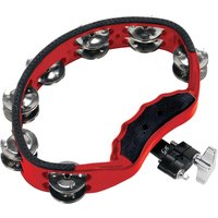 Gon Bops Red Tambourine with Steel Jingles