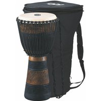 Meinl ADJ3-L+BAG 12" Original African Rope Tuned Wood Djembe Brn/Blk