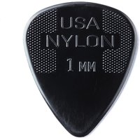 Dunlop 44P10 1.00mm Nylon Standard Pick Black Players Pack of 12