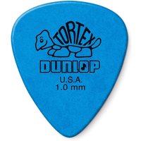 Dunlop 418P10 1mm Tortex Standard Pick Blue Players Pack of 12