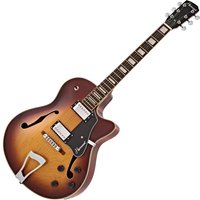Hartwood Novella Hollowbody-Gitarre Tobacco Sunburst - Fast neu