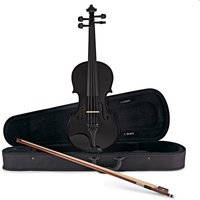 Student Full Size Violin by Gear4music Black