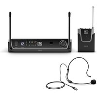 LD Systems U308 BPH Funksystem mit Bodypack und Headset Schwarz