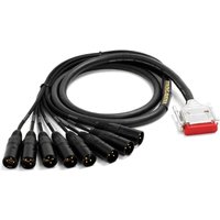 Mogami 2932 Multicore Kabel DB25 mit 8 männlich Neutrik XLR 3m
