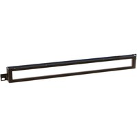 Adam Hall 19"-Frontabdeckung mit Plexiglaseinsatz 1 HE