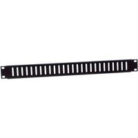 Adam Hall 19-Zoll-U-Lüftungsblende mit vertikalen Schlitzen 1 HE