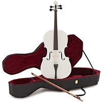 Student Full Size Cello by Gear4music White