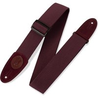 Levys MSSC8-BRG 2" Cotton Guitar Strap Burgundy