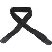 Levys 2" Polypropylen Gitarrengurt w / Poly enden Black