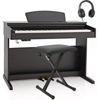 DP-10X Digital Piano by Gear4music & Accessory Pack Matte Black