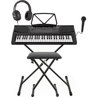 MK-1000 54-key Portable Keyboard by Gear4music Complete Pack
