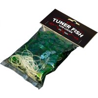 Tuner Fish Lug Locks Green 50 Pack