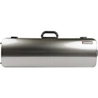 BAM 2001XL Hightech Oblong Violin Case Silver Carbon