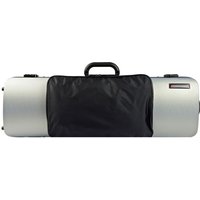 BAM 2011XL Hightech Oblong Violin Case Pocket Metallic Silver