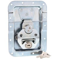 Adam Hall Large Cranked Butterfly Latch with Lock 14 mm