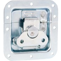 Adam Hall Non-Cranked Padlockable Butterfly Latch with Spring 9 mm