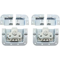 Adam Hall 2er Set V3 Butterfly-Verschluss kurz gekröpft mit geteilter Schale