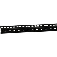Adam Hall Rackschiene schwarz 2 HE
