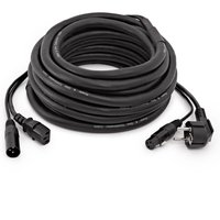 XLR- und EU-IEC-Hybridkabel von Gear4music 10 m