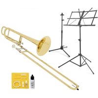 Bb/F-Tenorposaune mit Zubehörpaket von Gear4music