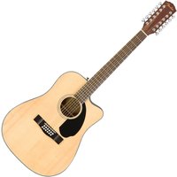 Fender CD-60SCE Dreadnought 12 String Natural