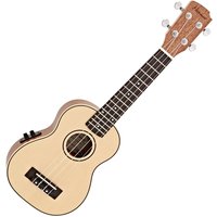 Hartwood Renaissance Elektroakustische Sopran-Ukulele Natural