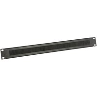 Adam Hall 19 Steel Rack Panel with Brush Strip 1U