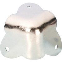 Adam Hall Rounded Three Leg Nickel Plated Flightcase Corner