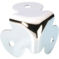 Adam Hall 4050 Three Leg Nickel Plated Flightcase Corner