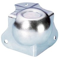 Adam Hall Flightcase-Kugelecke mit integrierter L-Ecke gekröpft stapelbar 425 mm