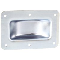 Adam Hall 38083 Galvanised Steel Castor Dish for Stacking Flightcases