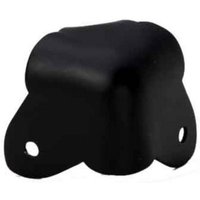 Adam Hall Steel Two Leg Flightcase Corner with Wrapover Black