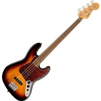 Squier Classic Vibe 60s Jazz Fretless Bass LRL 3-Tone Sunburst