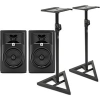 JBL 305P MKII Studiomonitore mit Ständen Paar