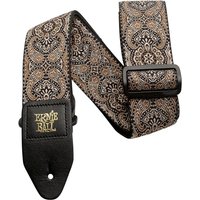 Ernie Ball P04163 Paisley Jacquard Riemen Gold & Black