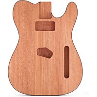 Guitarworks Solo-Cutaway Electric Guitar Body Mahogany with Binding