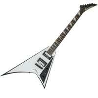 Jackson JS Series Rhoads JS32T AF Weiß mit schwarzen Fasen