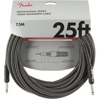 Fender Professional Instrumentenkabel 25 Fuß gerade GrayTweed