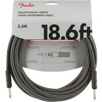 Fender Professional Series Instrument Cable 5.5M / 18.6 Gray Tweed