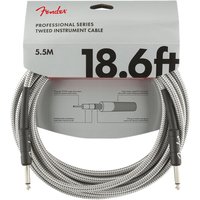 Fender Professional Series Instrument Cable 5.5M / 18.6 White Tweed