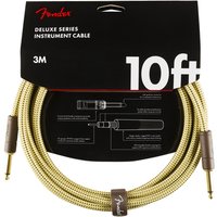 Fender Deluxe 10ft Straight Instrument Cable Tweed
